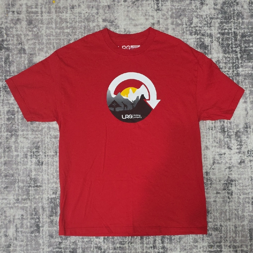 Men's Red LRG T-Shirt Used